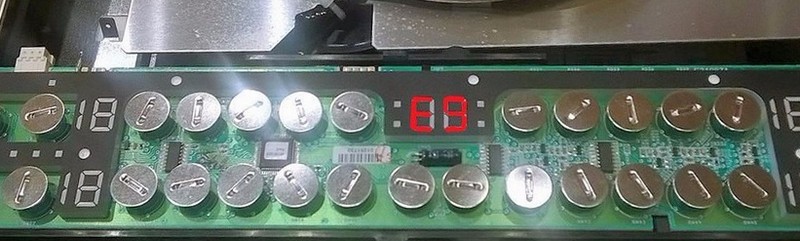 Ошибка E9 варочной панели Электролюкс